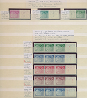 Bundesrepublik - Rollenmarken: 1954/1967, Umfassende Spezialsammlung Von Meist Rollen-(End-)Streifen - Roulettes
