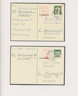 Bundesrepublik - Ganzsachen: 1971/1972. Interessante Kollektion Mit 16 Postkarten: Heinemann 25 Pf, - Other & Unclassified