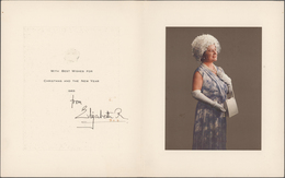 Autographen: ROYAL FAMILY: 1965/1988, Group Of Three Christmas Cards (slight Marks) With Original Si - Autres & Non Classés