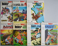 Varia (im Briefmarkenkatalog): COMICS: 7 Gebundene Ausgaben Asterix: "Une Aventure D Asterix Le Gaul - Autres & Non Classés