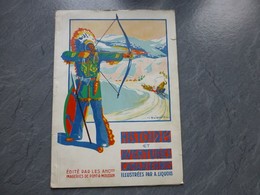 Histoires Et Aventures Canadiennes Illustrées Par A. Liquois, Images Pont-à-Mousson, Vers 1930 ? Faire Offre ; L06 - 1901-1940