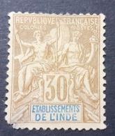 France (ex-colonies & Protectorats) > Inde (1892-1954) >  N°9 - Oblitérés