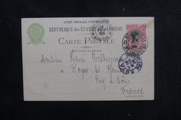 BRÉSIL - Entier Postal De Botafogo Pour La France En 1905 , Oblitérations Plaisantes - L 52403 - Entiers Postaux