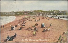 On The Sands At Paignton, Devon, 1920 - J Welch & Sons Postcard - Paignton