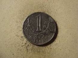 MONNAIE TCHEQUIE 1 COURONNE 1943 - Czech Republic