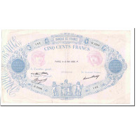 France, 500 Francs, Bleu Et Rose, 1936, 1936-05-14, TB+, Fayette:30.37, KM:66m - 500 F 1888-1940 ''Bleu Et Rose''