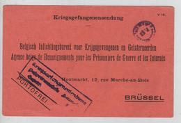 REF268/ CP PDG-POW-KFG 1918 (Havresac Ucclois) 1918 > BXL - Kriegsgefangenschaft