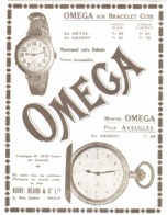 PUB MONTRE   " OMEGA "  1915 ( 33 ) - Other & Unclassified