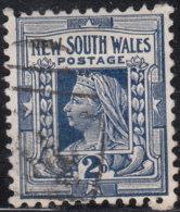 New South Wales 1899 Used Sc 103 2p Victoria  Wmk Inverted - Usados