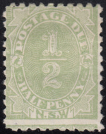 New South Wales 1891-92 MH Sc J1 1/2p Postage Due - Mint Stamps