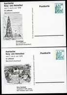 Bund PP103 D2/002 BURG AUERBACH + FÜRSTENLAGER BENSHEIM-AUERBACH 1979 - Cartes Postales Privées - Neuves