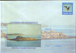 Romania - Stationery Cover Unused 2001(011) -  Finic Bay (Finland) At Midnight  - Sea Swallow - Hirondelles