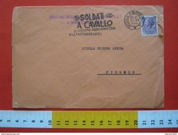 A.10 ITALIA ANNULLO CANCEL - TARGHETTA 1959 ROMA FILM SOLDATI A CAVALLO WESTERN JOHN FORD MILITARI HORSE - Indiens D'Amérique