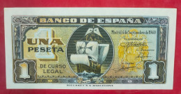 EDIFIL 442a.  1 PTA 4 DE SEPTIEMBRE  DE 1940 SERIE B. - 1-2 Pesetas