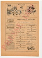 2 Scans Presse 1889 Fête Des Blanchisseuses Mi-Carême Polichinelle Carnaval Bal Costumé 226CH27 - Non Classés