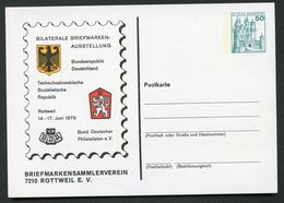 Bund PP103 D2/018 AUSSTELLUNG BRD - CSSR  Rottweil 1979 - Privatpostkarten - Ungebraucht