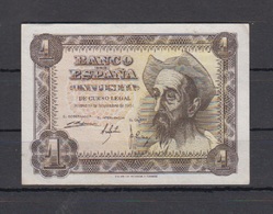 ESPAÑA.  EDIFIL 461.   1 PTA 19 DE NOVIEMBRE DE 1951 D QUIJOTE SIN SERIE Y SIN CIRCULAR. - 1-2 Pesetas