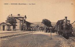 Gourin        56         Intérieur De La Gare   Tirage Tardif          (Voir Scan) - Gourin