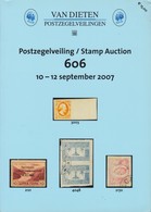 VAN DIETEN AUCTION CATALOG 606 September  2007 See Index Of Lots 264 Pages  Condition "like New" Softback - Catalogues For Auction Houses