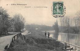 Eragny Chemin De Halage Pour Péniches Péniche Canton Cergy - Eragny