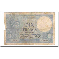 France, 10 Francs, Minerve, 1937, 1937-02-25, AB, Fayette:06.18, KM:73e - 10 F 1916-1942 ''Minerve''