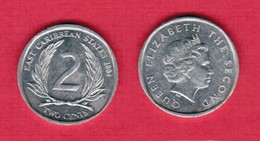 EAST CARIBBEAN STATES  2 CENTS 2004 (KM # 35) #5510 - Caraïbes Orientales (Etats Des)