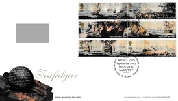GREAT BRITAIN 2005 Battle Of Trafalgar: First Day Cover CANCELLED - 2001-2010 Em. Décimales