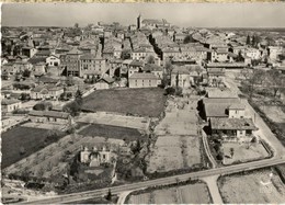 CPSM Grand Format 47 - En Avion Au Dessus De Monflanquin - Vue Générale - Monflanquin