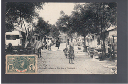 Cote D'Ivoire Une Rue à Tiassale 1907 Old Postcard - Côte-d'Ivoire