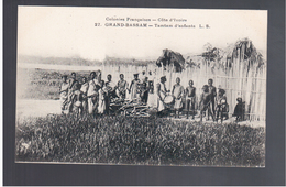 Cote D'Ivoire Grand- Bassam - Tamtam D'enfants L.S.  Ca 1905 Old Postcard - Côte-d'Ivoire