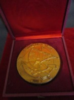 Médaille De Table/écrin/Foire De PARIS/Bronze Doré/ Maurice ROSEN /1975   MED305 - Professionnels / De Société