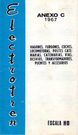 Catalogue ELECTROTREN Anexo C 1967 Escala HO 1/87 - En Espagnol - Unclassified