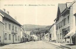 -dpts Div.-ref-AP468- Territoire De Belfort - Giromagny - Rue Thiers - Magasin - Magasins - Carte Bon Etat - - Giromagny