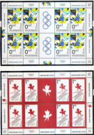 BOSNIA AND HERZEGOVINA 2010,,POST MOSTAR,OLYMPIC GAMES,VANCOUVER,MI NO 281-2,SHEET,VIGNETTE ,MNH - Invierno 2010: Vancouver