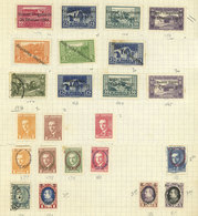 ALBANIA: Balance Of An Old Collection On 4 Pages, There Are Interesting Cancels, And The Catalog Value Is Possibly High. - Albania