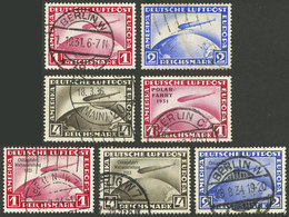 GERMANY: Lot Of Used Zeppelin Stamps, Fine General Quality, Scott Catalog Value US$978, Low Start! - Sonstige & Ohne Zuordnung