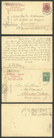 GERMANY: Postal Card With REPLY PAID Of 10 + 10Pf., Sent From Hannau To Argentina On 25/JA/1908, With Buenos Aires Arriv - Otros & Sin Clasificación