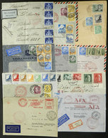 GERMANY: 12 Airmail Covers Sent To Argentina Between 1935 And 1939, All Flown By DLH, There Are Some Very Interesting An - Autres & Non Classés