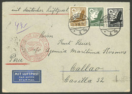 GERMANY: 7/JA/1936 Hamburg - Peru, Airmail Cover Sent By DLH Franked With 1.75Mk., With Arrival Backstamps Of Lima And C - Autres & Non Classés