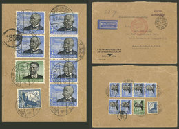 GERMANY: LARGE POSTAGE: Airmail Cover Sent From Berlin To Argentina On 8/JUL/1936 By DLH, Franked On Back (total 20.20Mk - Otros & Sin Clasificación