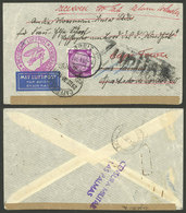 GERMANY: Cover Sent To A PASSENGER ABOARD A SHIP AT SEA, Dispatched In Greiz On 10/FE/1937 To A Passenger Of Ship Windhu - Altri & Non Classificati