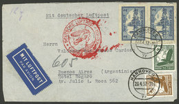 GERMANY: 28/AP/1937 Hannover - Argentina, Airmail Cover Sent By DLH Franked With 4.75Mk., With Arrival Backstamp, VF Qua - Other & Unclassified