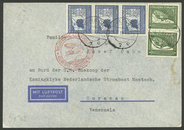 GERMANY: Cover Sent From Chemnitz On 6/JUL/1938 To A PASSENGER OF THE SHIP Boskoop In Curacao, On Back It Bears An Arriv - Sonstige & Ohne Zuordnung