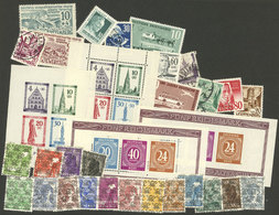 GERMANY: Lot Of Stamps And Souvenir Sheets Issued Between 1948 And 1952, Very Fine General Quality, Yvert Catalog Value  - Collections