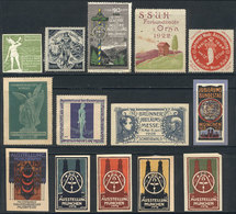 GERMANY: Lot Of More Than 30 Old Cinderellas, Most Of Fine Quality, Very Thematic And Nice, Low Start. - Erinnofilia