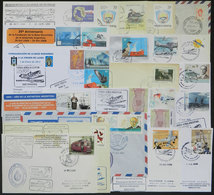 ARGENTINE ANTARCTICA: 20 Covers Of The 1970s To 2000s With Postmarks Of Marambio Antarctic Station, Special Marks, Etc., - Sonstige & Ohne Zuordnung