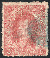 ARGENTINA: GJ.25, 4th Printing, Superb Example With Extremely Rare Cancel, Possibly Of Private Origin (mark For Wax Seal - Covers & Documents