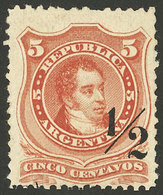 ARGENTINA: GJ.60c, "without PROVISORIO" Variety, Signed By Victor Kneitschel, VF Quality!" - Autres & Non Classés