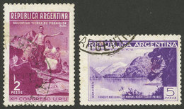 ARGENTINA: GJ.829/830, High Values Of The Set, Used, Good Opportunity! - Other & Unclassified