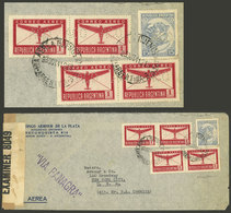 ARGENTINA: Cover Used In 1941, Franked With 4.15P., All With "ACO" Perfin Of Frigorífico Armour, Very Nice!" - Otros & Sin Clasificación